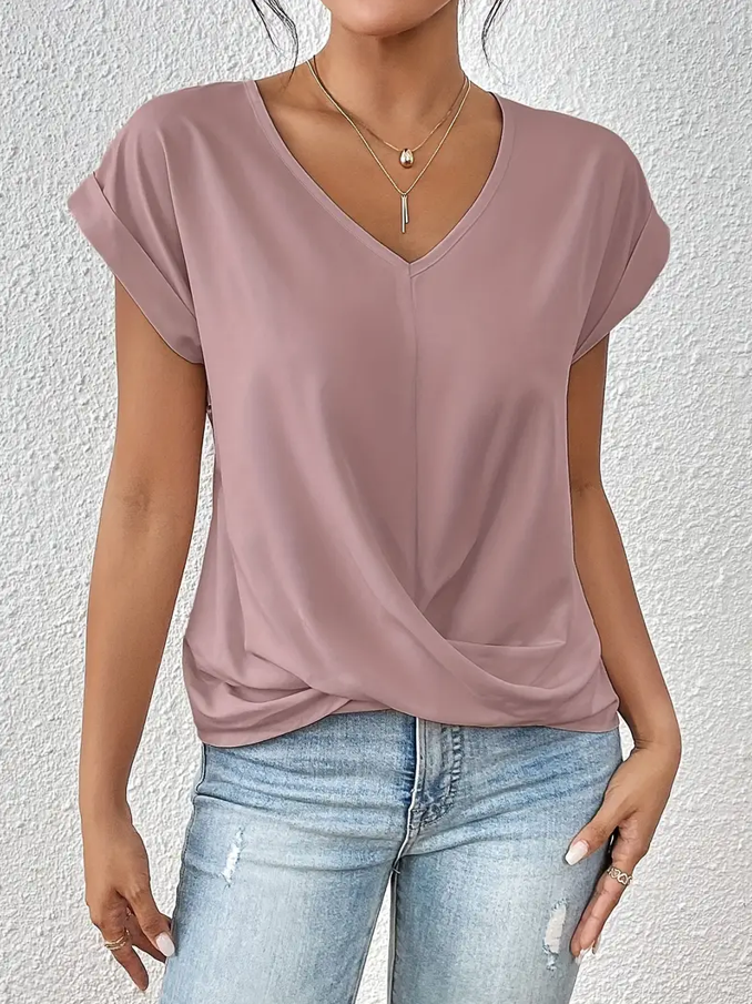 BELLE™ | Chic V-Neck Top