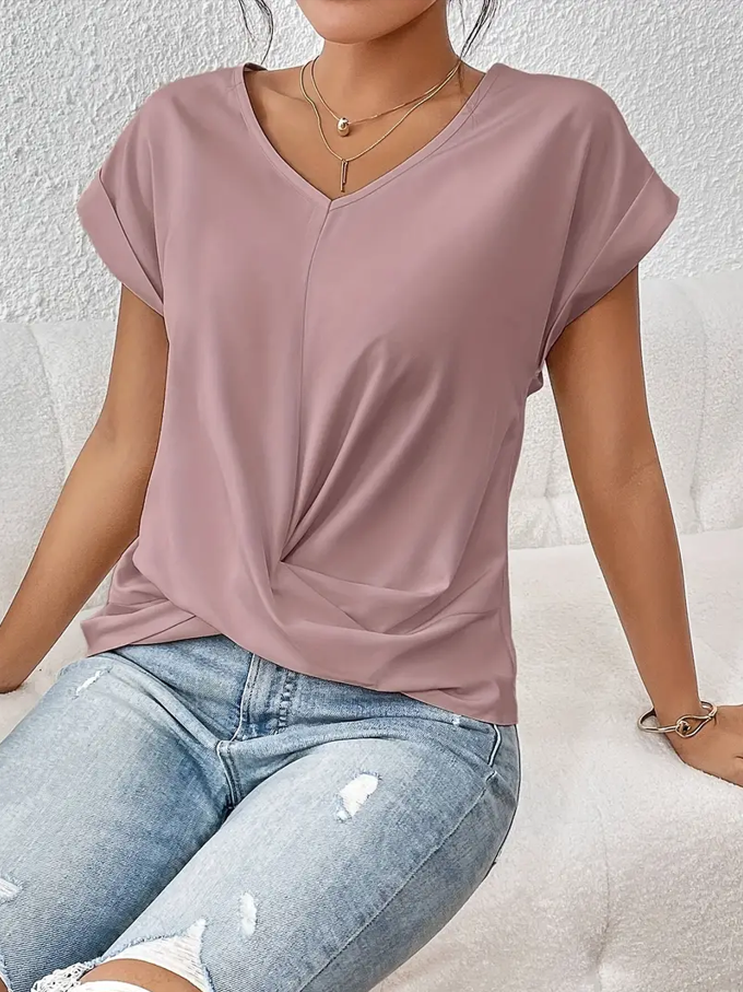 BELLE™ | Chic V-Neck Top