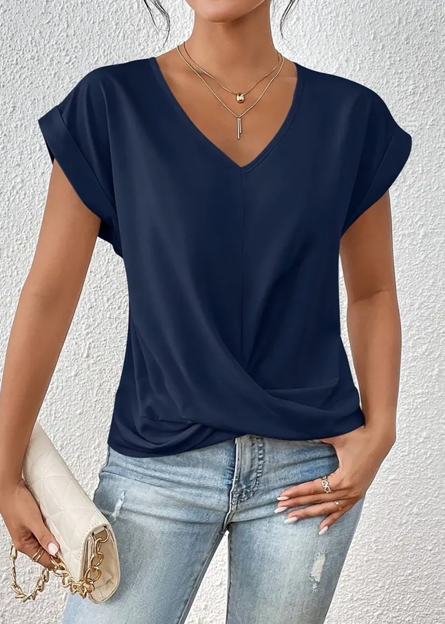 BELLE™ | Chic V-Neck Top