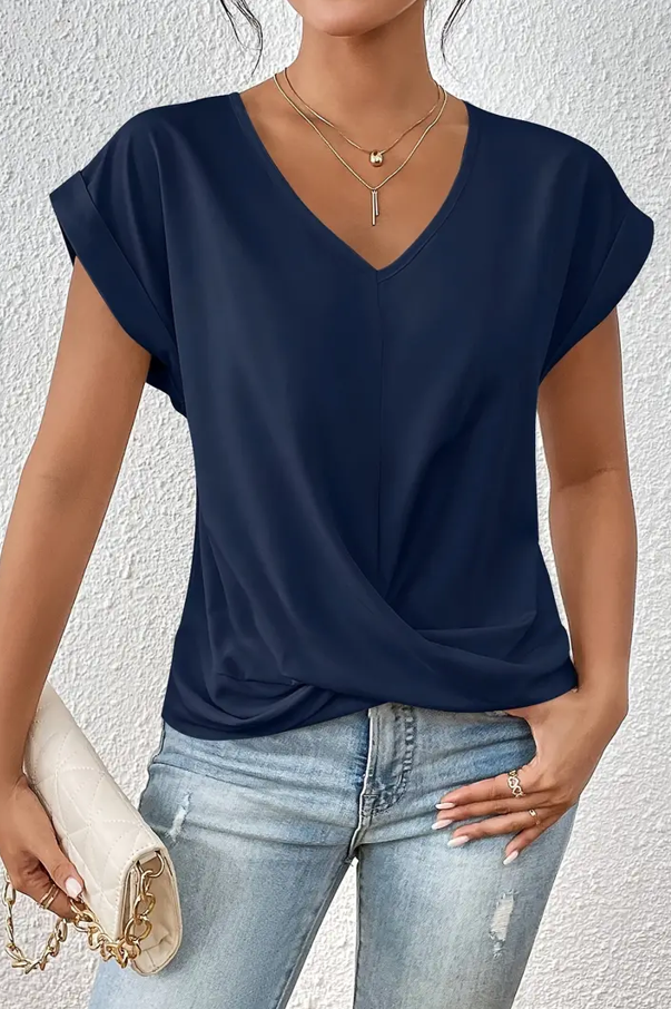 BELLE™ | Chic V-Neck Top