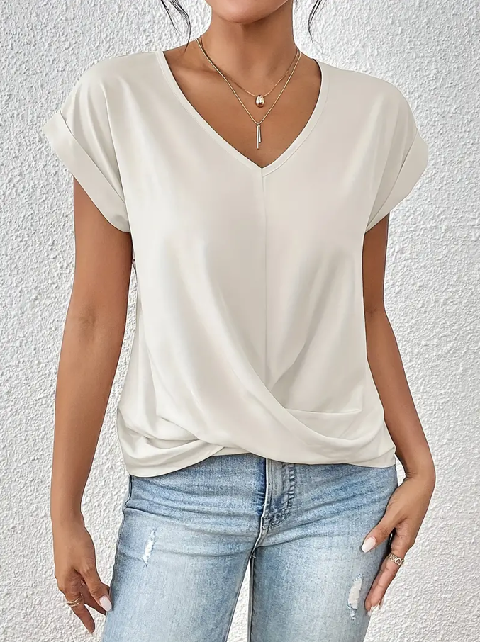 BELLE™ | Chic V-Neck Top