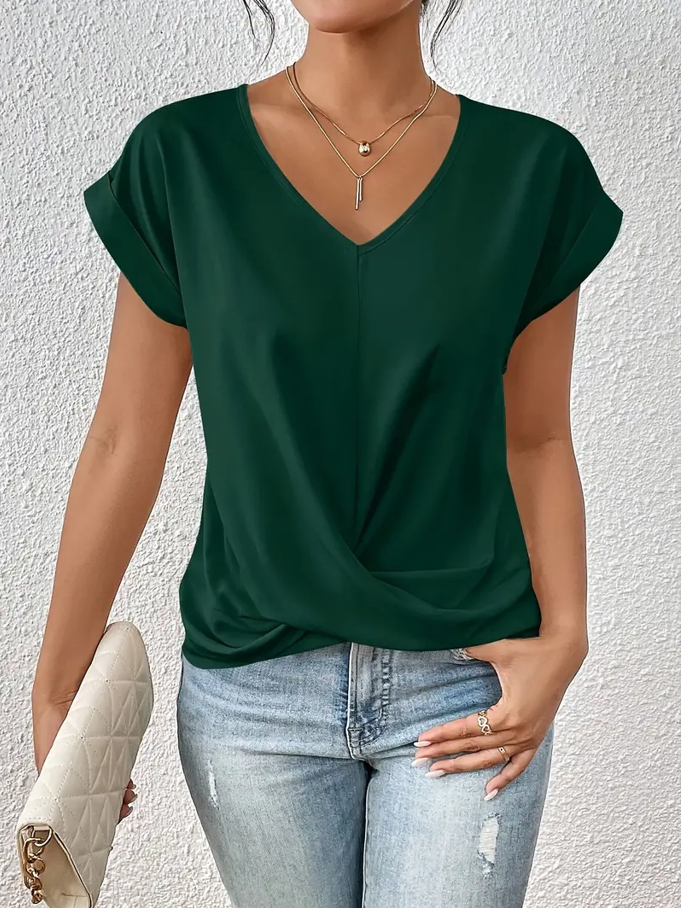 BELLE™ | Chic V-Neck Top
