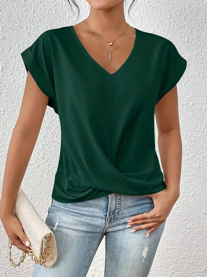 BELLE™ | Chic V-Neck Top