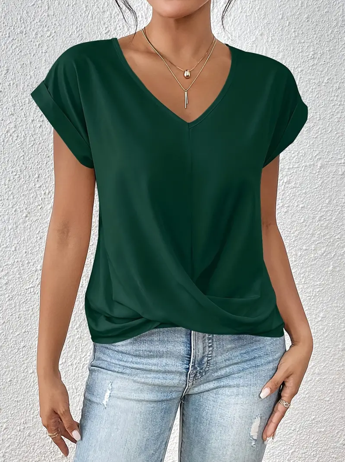 BELLE™ | Chic V-Neck Top