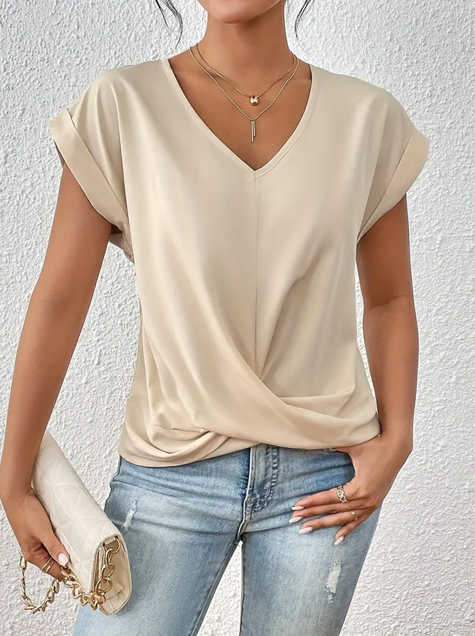 BELLE™ | Chic V-Neck Top