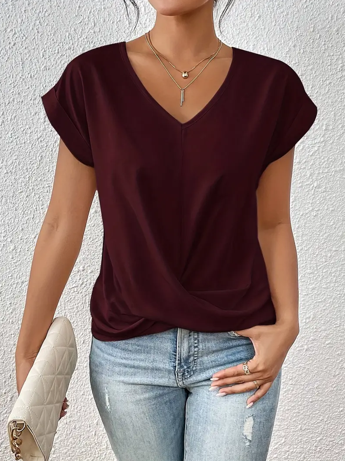 BELLE™ | Chic V-Neck Top