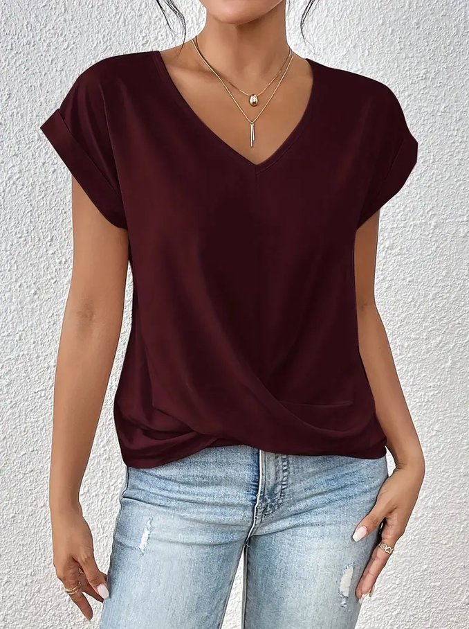 BELLE™ | Chic V-Neck Top