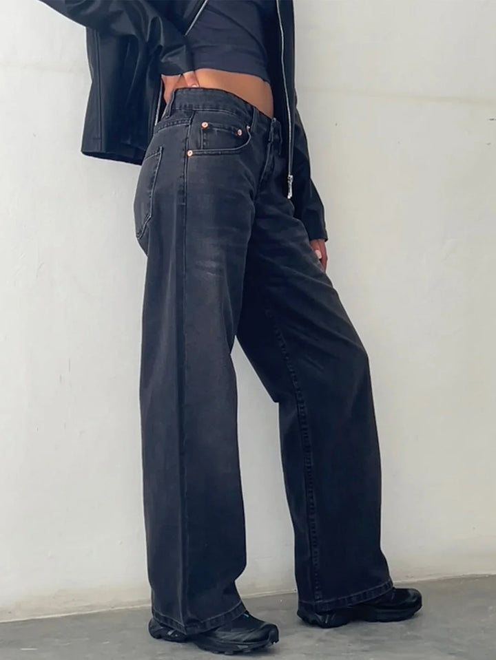 SYLVAINE™ – Vintage Baggy Jeans
