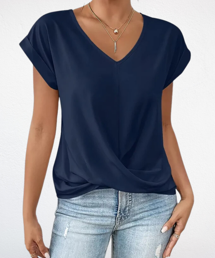 BELLE™ | Chic V-Neck Top