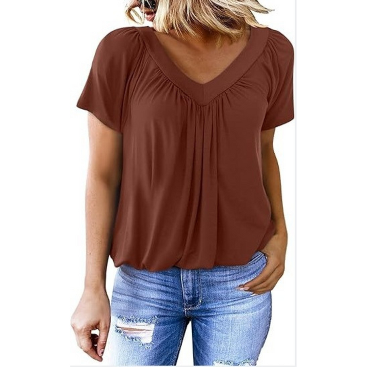 KATHLEEN™ - V-Neck Casual Top
