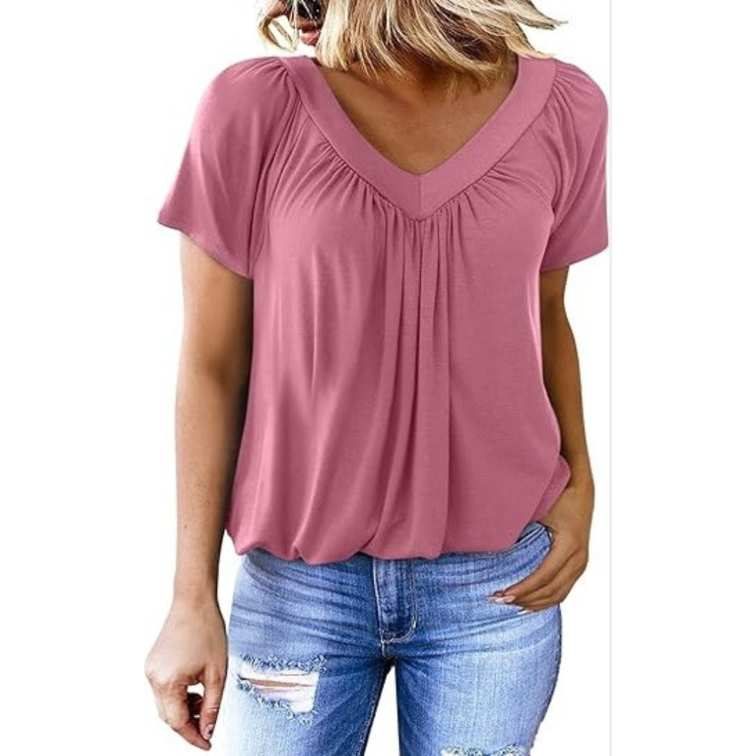 KATHLEEN™ - V-Neck Casual Top