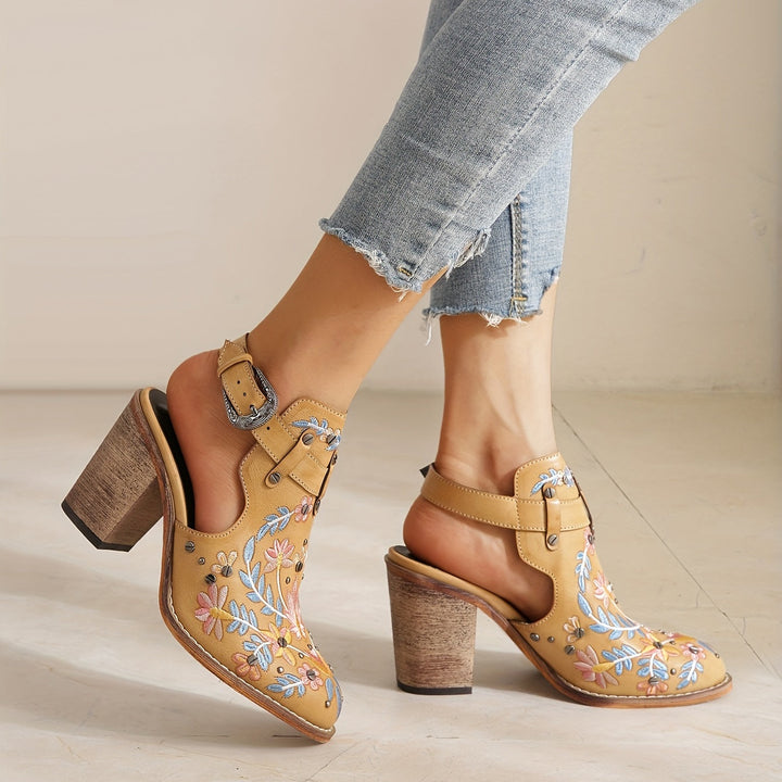 Rosine | Floral Vintage Ankle Boots