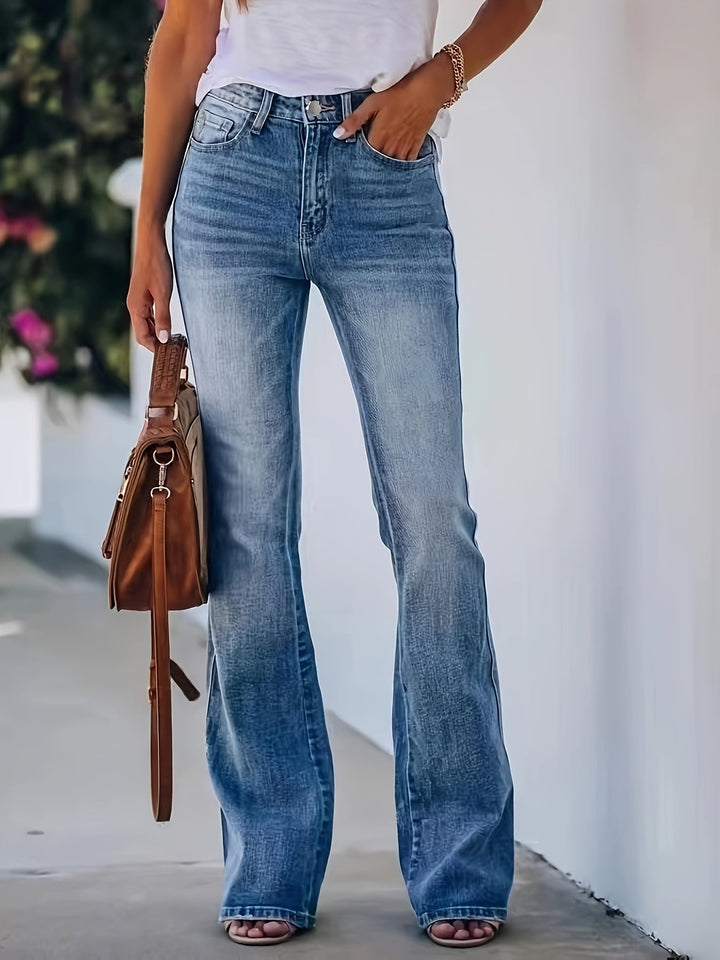 ESTELLE™ - Mid-Rise Flare Jeans