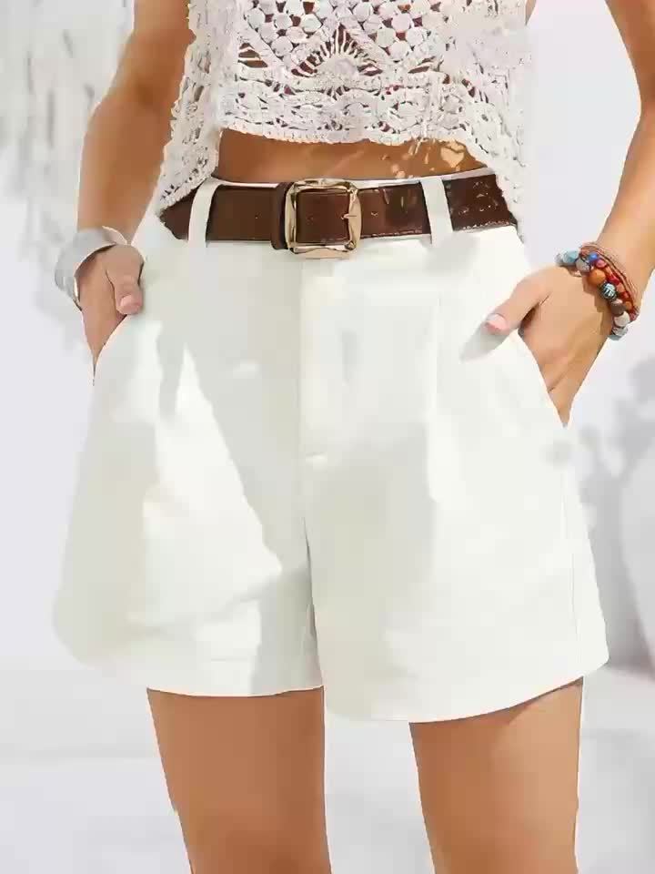 MÉLANIE™ - Stylish High-Waist Shorts