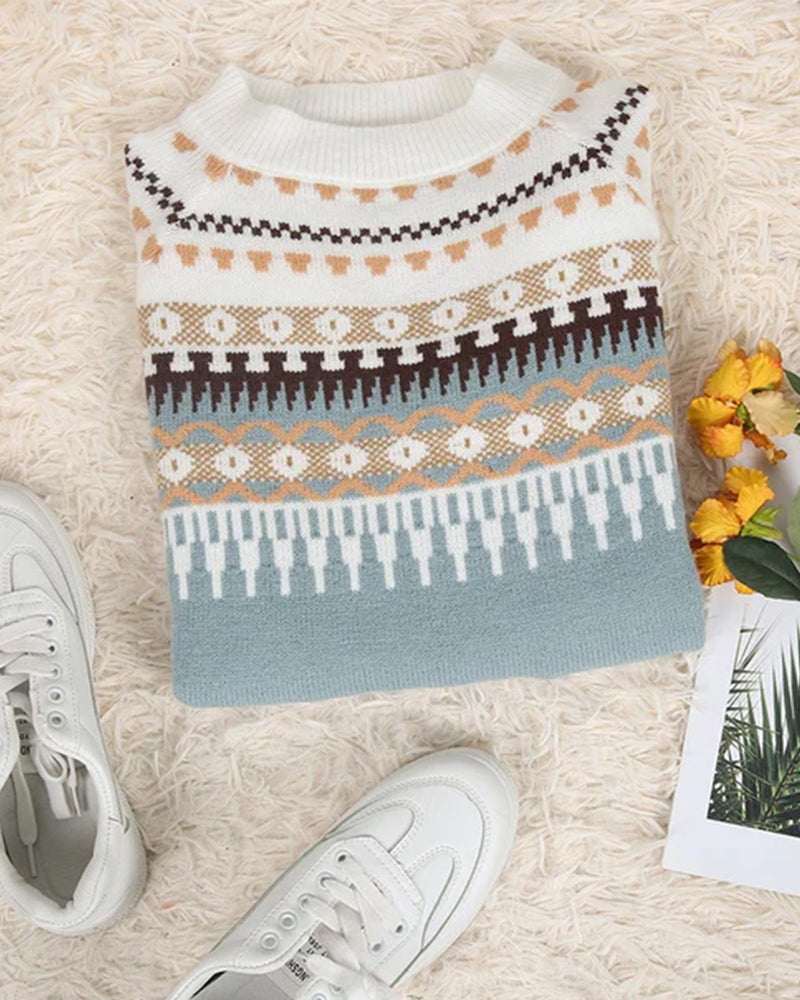 AVERY™ - Cozy Fair Isle Sweater