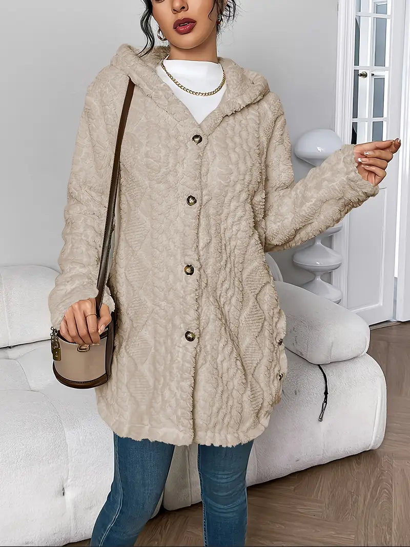 Lisa™ | Cozy Hooded Teddy Coat