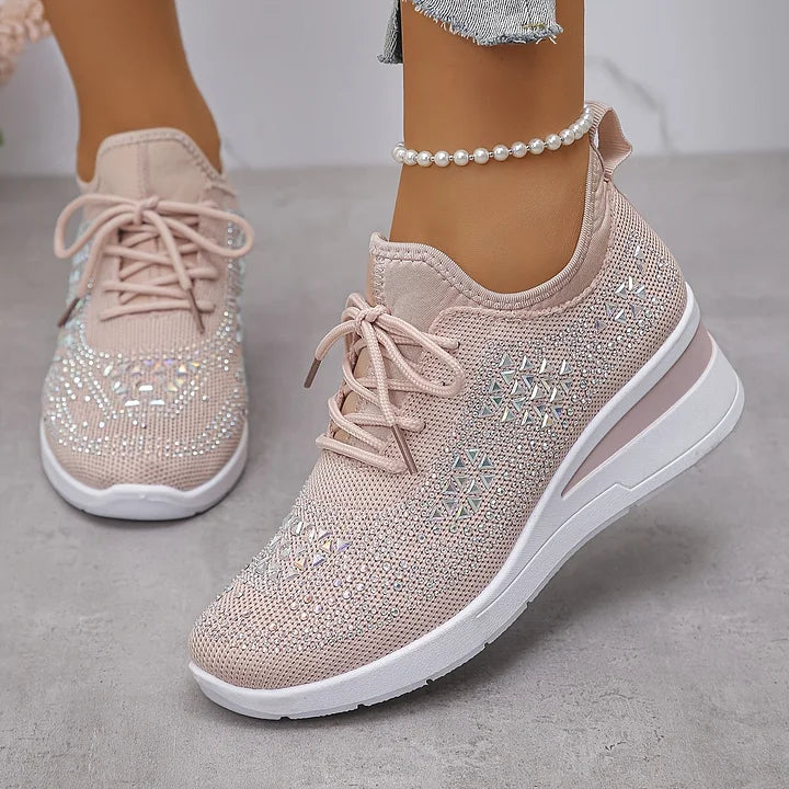 Romee | Orthopedic Sneakers with Rhinestones