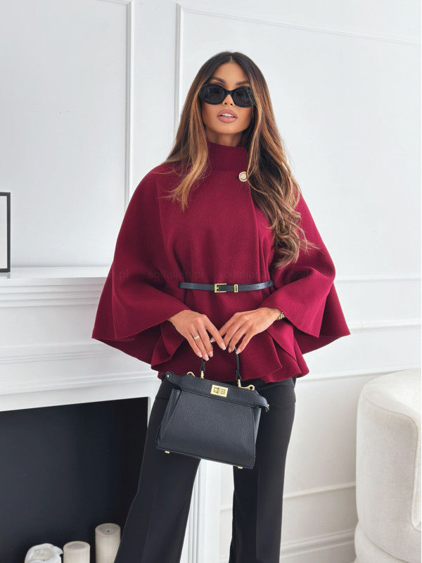 Nove™ | Chic Butterfly Coat with Belt