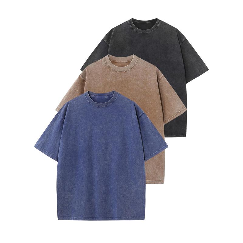 HOLLIE™ - Casual Loose Fit Crew Neck T-Shirt (3-Pack)
