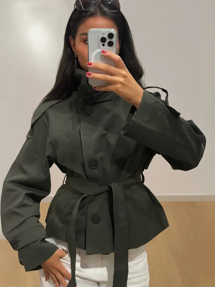 Sira™ | Chic Short Trench