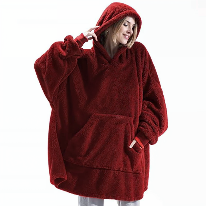 COZYCLOUD™ - Oversized Fleece-Lined Hoodie