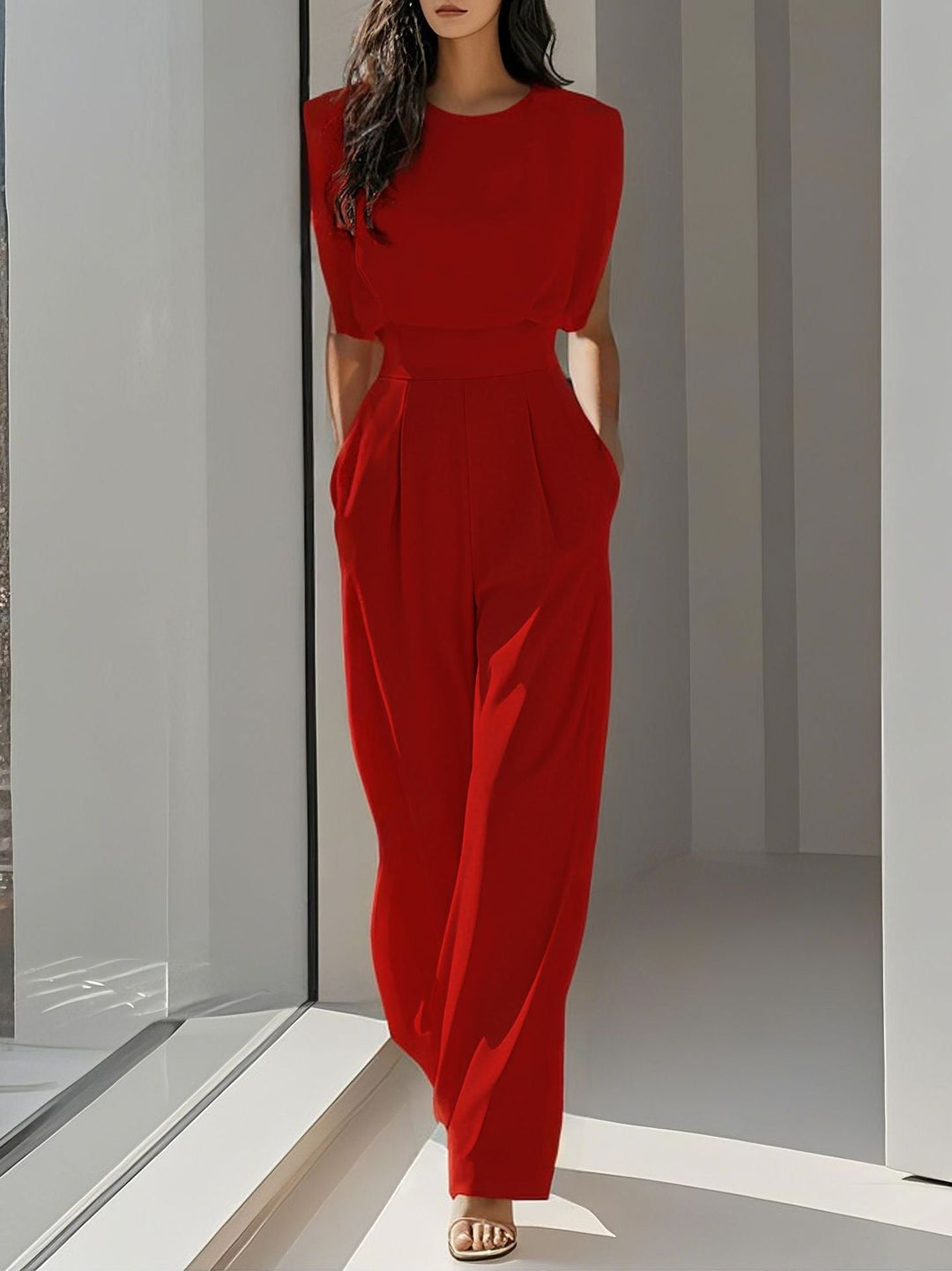 PAQUITA™ - Chic Sleeveless Summer Jumpsuit